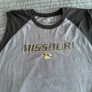 Vintage Cadre NCAA SEC Missouri Tigers Gray Logo Sleeveless Shirt Men's XX-Large